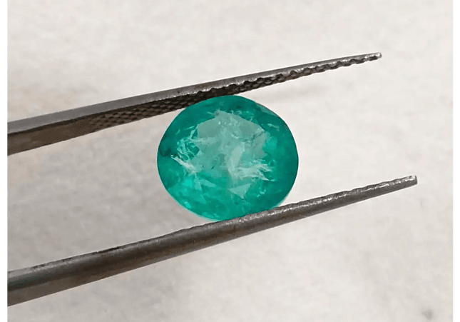 GSI Certified 2.37ct Colombiam Emerald, 100% Natural Gemstone - SMSGEMS 