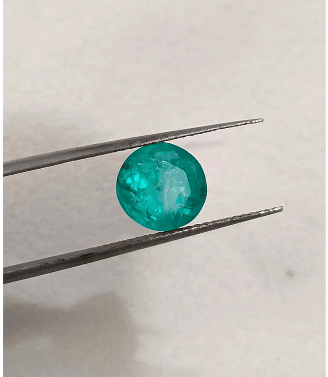 GSI Certified 2.37ct Colombiam Emerald, 100% Natural Gemstone - SMSGEMS 