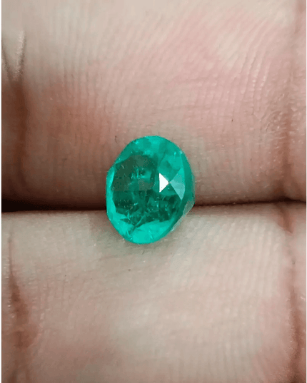 GSI Certified 2.37ct Colombiam Emerald, 100% Natural Gemstone - SMSGEMS 