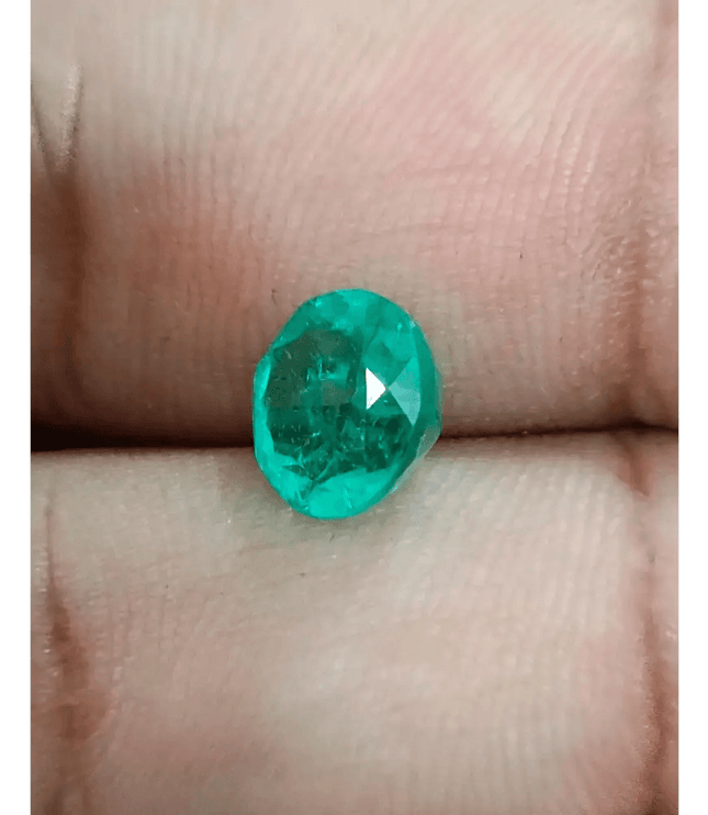 GSI Certified 2.37ct Colombiam Emerald, 100% Natural Gemstone - SMSGEMS 