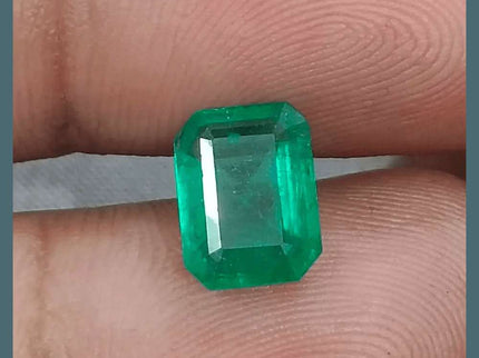 2.39ct Fine Quality Panjshir Emerald Certified by GSI - SMSGEMS 