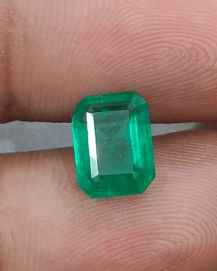 2.39ct Fine Quality Panjshir Emerald Certified by GSI - SMSGEMS 