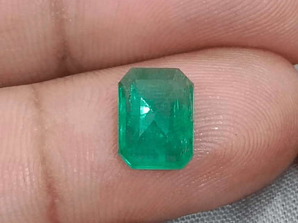 2.39ct Fine Quality Panjshir Emerald Certified by GSI - SMSGEMS 