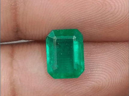 2.39ct Fine Quality Panjshir Emerald Certified by GSI - SMSGEMS 