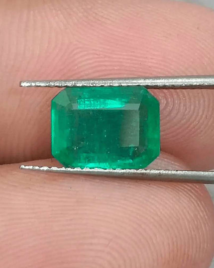 2.39ct Fine Quality Panjshir Emerald Certified by GSI - SMSGEMS 