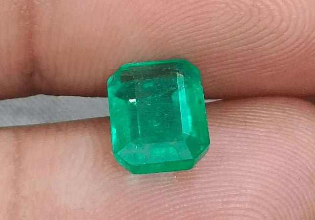 2.39ct Fine Quality Panjshir Emerald Certified by GSI - SMSGEMS 