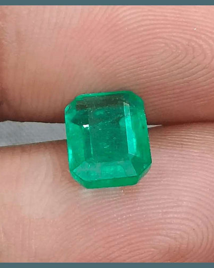 2.39ct Fine Quality Panjshir Emerald Certified by GSI - SMSGEMS 