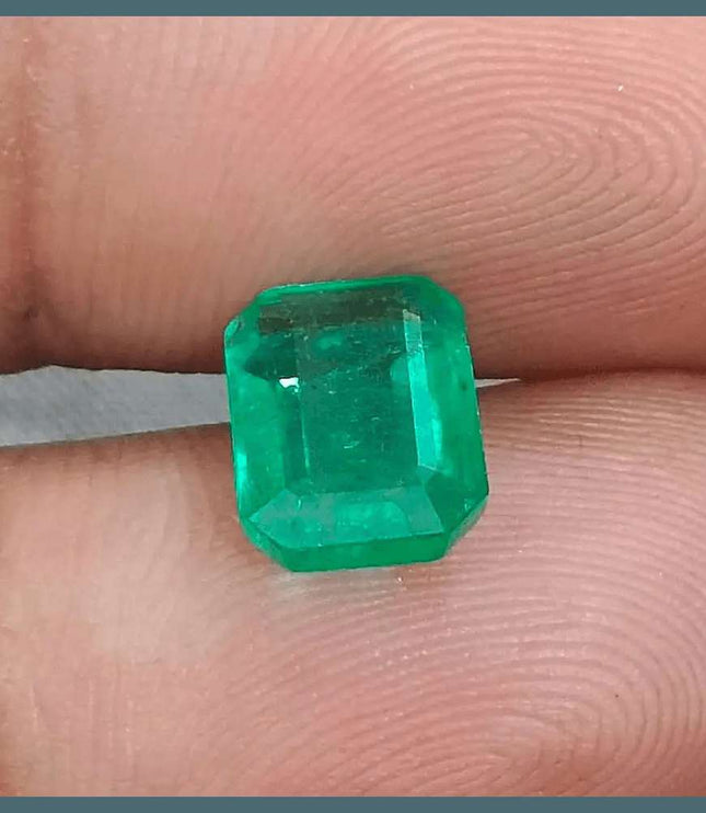 2.39ct Fine Quality Panjshir Emerald Certified by GSI - SMSGEMS 