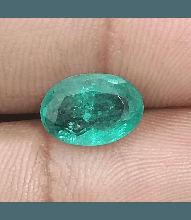 2.40ct Natural GSI Certified Russian Emerald - SMSGEMS 