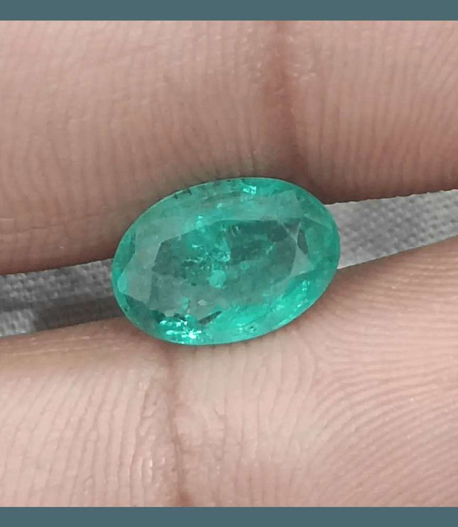 2.40ct Natural GSI Certified Russian Emerald - SMSGEMS 