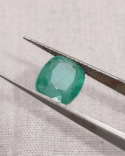 2.41ct Zambian Emerald GSI Certified - SMSGEMS 