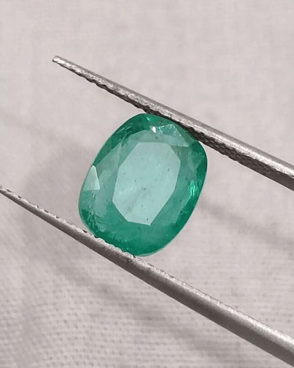 2.41ct Zambian Emerald GSI Certified - SMSGEMS 