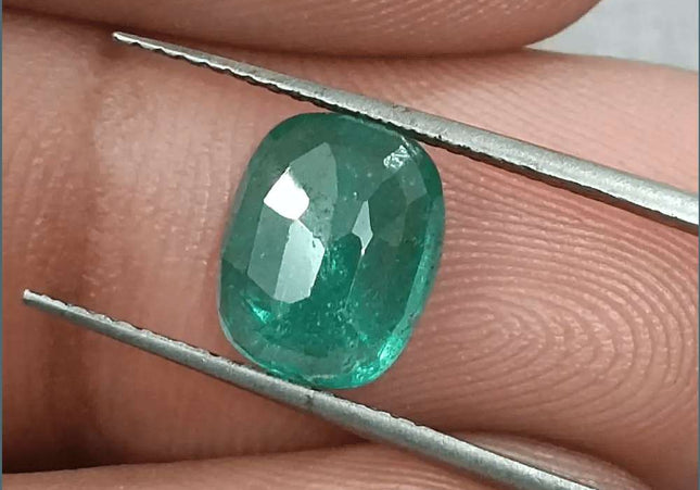 2.41ct Zambian Emerald GSI Certified - SMSGEMS 