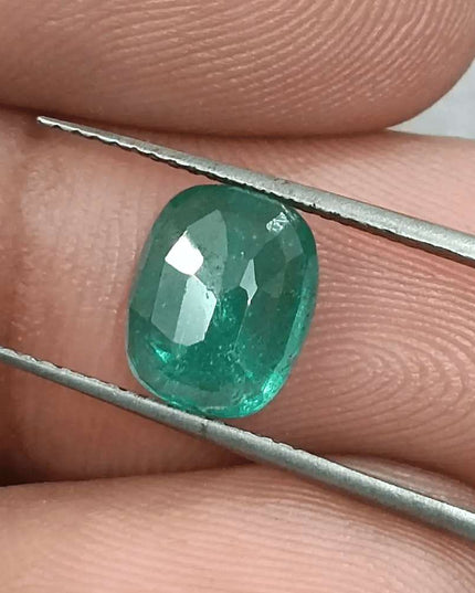 2.41ct Zambian Emerald GSI Certified - SMSGEMS 