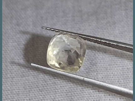 2.49ct Natural Untreated Yellow Ceylon Sapphire - SMSGEMS 