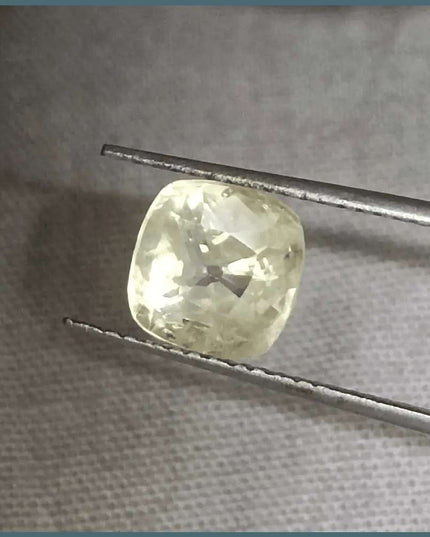 2.49ct Natural Untreated Yellow Ceylon Sapphire - SMSGEMS 