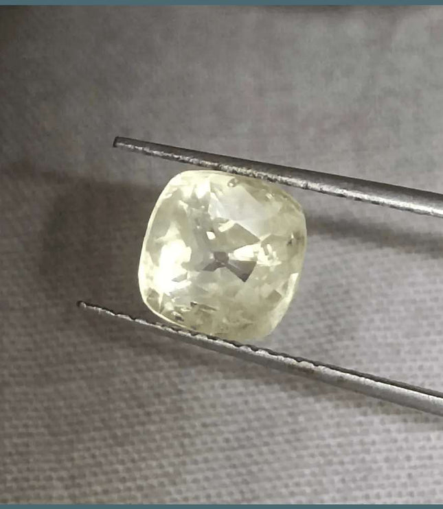 2.49ct Natural Untreated Yellow Ceylon Sapphire - SMSGEMS 