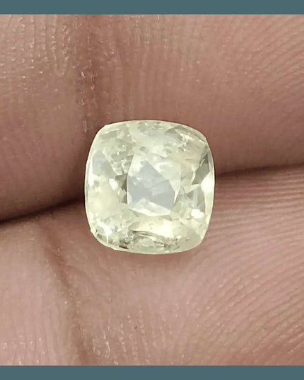2.49ct Natural Untreated Yellow Ceylon Sapphire - SMSGEMS 