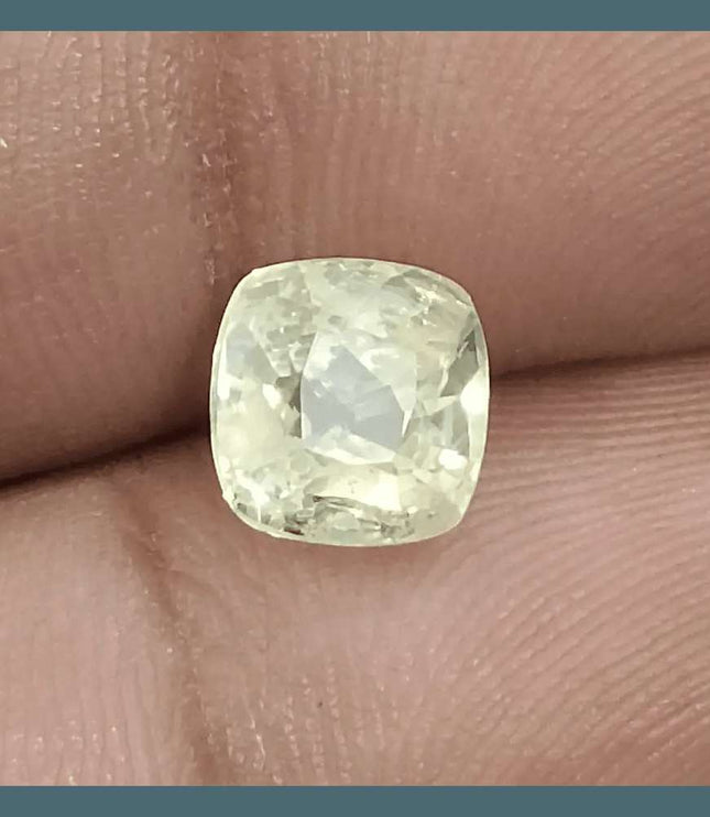 2.49ct Natural Untreated Yellow Ceylon Sapphire - SMSGEMS 