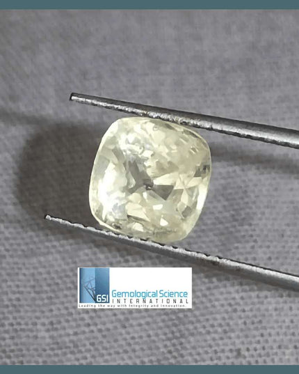 2.49ct Natural Untreated Yellow Ceylon Sapphire - SMSGEMS 
