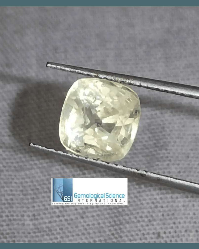 2.49ct Natural Untreated Yellow Ceylon Sapphire - SMSGEMS 