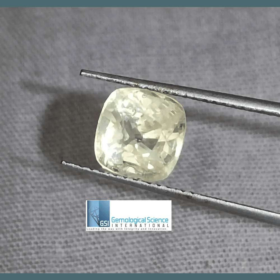 2.49ct Natural Untreated Yellow Ceylon Sapphire - SMSGEMS 