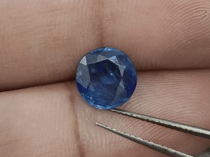 GSI Certified 2.51ct Royal Blue Ceylon Sapphire, Natural Earth Mined Gemstone - SMSGEMS 