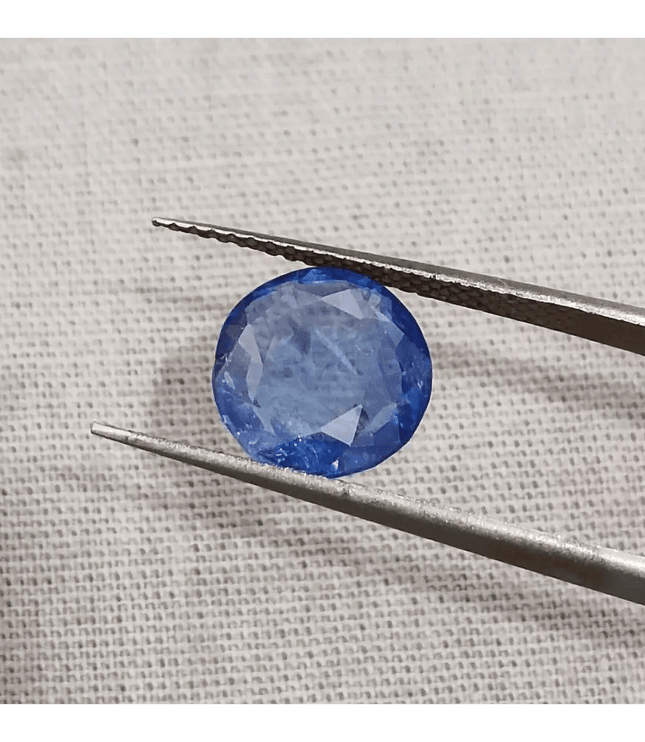 GSI Certified 2.51ct Royal Blue Ceylon Sapphire, Natural Earth Mined Gemstone - SMSGEMS 