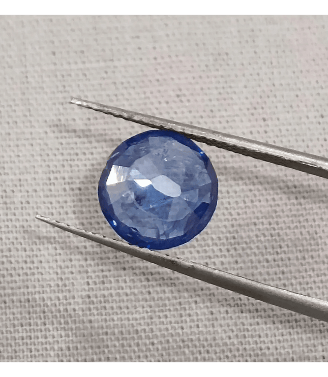 GSI Certified 2.51ct Royal Blue Ceylon Sapphire, Natural Earth Mined Gemstone - SMSGEMS 
