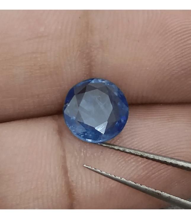 GSI Certified 2.51ct Royal Blue Ceylon Sapphire, Natural Earth Mined Gemstone - SMSGEMS 