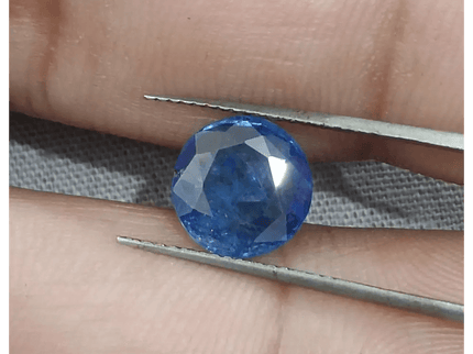 GSI Certified 2.51ct Royal Blue Ceylon Sapphire, Natural Earth Mined Gemstone - SMSGEMS 