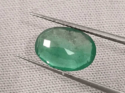 2.53ct Natural Deep Green Emerald GSI Certified - SMSGEMS 