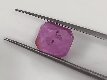 2.55ct Natural Pinkish Red Ruby GSI Certified - SMSGEMS 