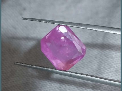 2.55ct Natural Pinkish Red Ruby GSI Certified - SMSGEMS 