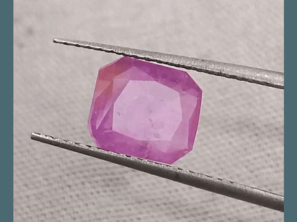 2.55ct Natural Pinkish Red Ruby GSI Certified - SMSGEMS 