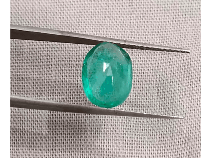 GSI Certified 2.66ct Zambian Emerald , 100% Natural Earth Mined Gemstone - SMSGEMS 