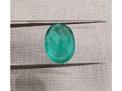 GSI Certified 2.66ct Zambian Emerald , 100% Natural Earth Mined Gemstone - SMSGEMS 