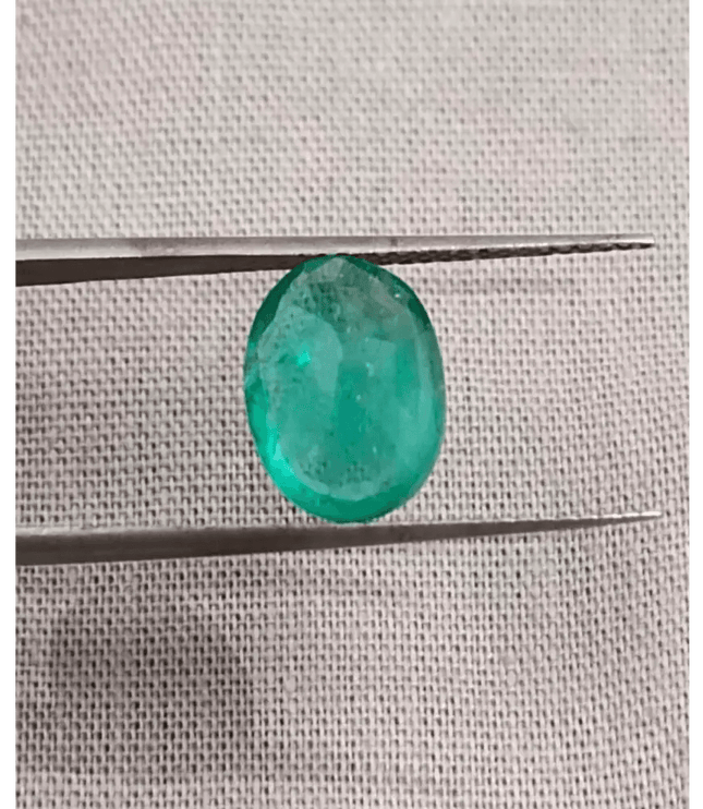 GSI Certified 2.66ct Zambian Emerald , 100% Natural Earth Mined Gemstone - SMSGEMS 