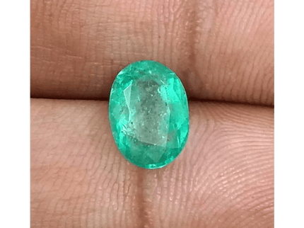 GSI Certified 2.67ct Zambian Emerald, 100% Natural Gemstone - SMSGEMS 