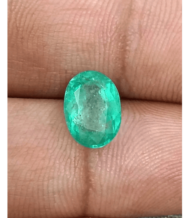 GSI Certified 2.67ct Zambian Emerald, 100% Natural Gemstone - SMSGEMS 