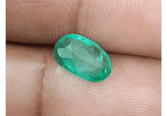 GSI Certified 2.67ct Zambian Emerald, 100% Natural Gemstone - SMSGEMS 