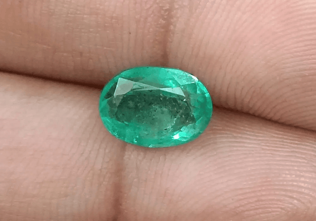 GSI Certified 2.67ct Zambian Emerald, 100% Natural Gemstone - SMSGEMS 