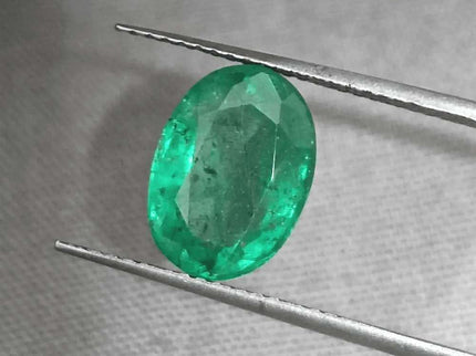 GSI Certified 2.67ct Vivid Green Zambian Emerald Natural Earth Mined Gemstone - SMSGEMS 