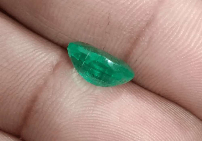 GSI Certified 2.67ct Vivid Green Zambian Emerald Natural Earth Mined Gemstone - SMSGEMS 