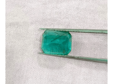 GSI Certified 2.69ct Zambian Emerald, 100% Natural Earth Mined Gemstone - SMSGEMS 