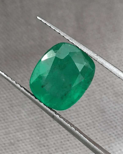 GSI Certified 2.69ct Spring Green Emerald Natural Earth Mined Gemstone - SMSGEMS 