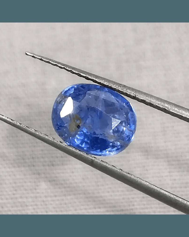 2.71ct Royal Blue Untreated Sapphire Burma Certified by GSI - SMSGEMS 