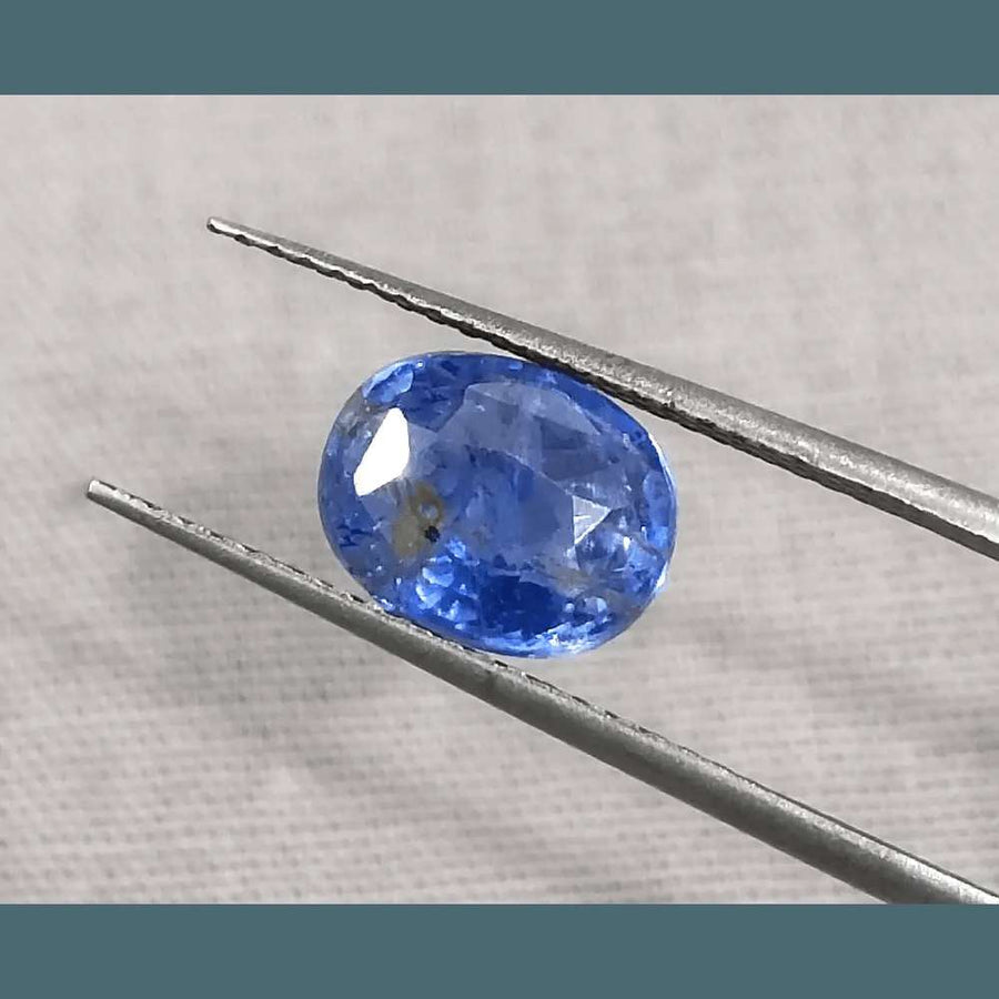 2.71ct Royal Blue Untreated Sapphire Burma Certified by GSI - SMSGEMS 