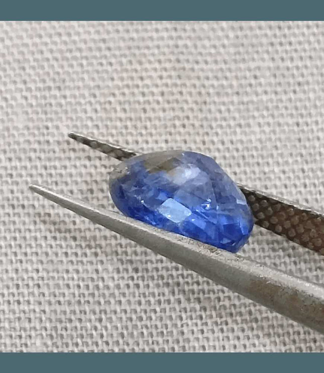 2.71ct Royal Blue Untreated Sapphire Burma Certified by GSI - SMSGEMS 