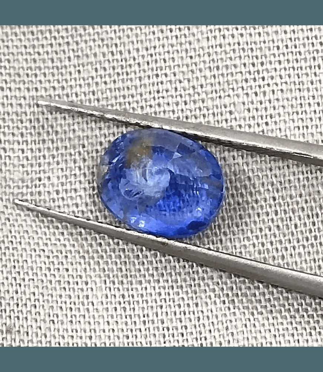 2.71ct Royal Blue Untreated Sapphire Burma Certified by GSI - SMSGEMS 